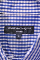 COMME des GARCONS HOMME スプラッターチェックシャツ