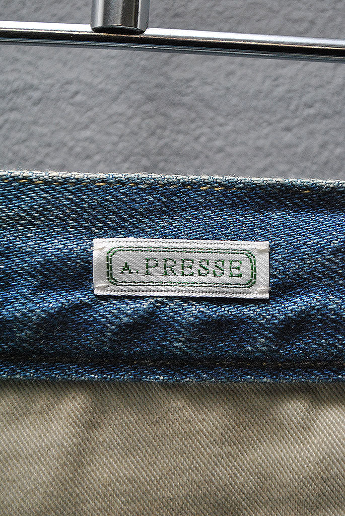 A.PRESSE No.2 Washed Denim Pants