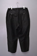 COMOLI コットンサテン ドローストリングパンツ