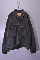 90s LEVI'S 70507-4159 BLACK DENIM JACKET