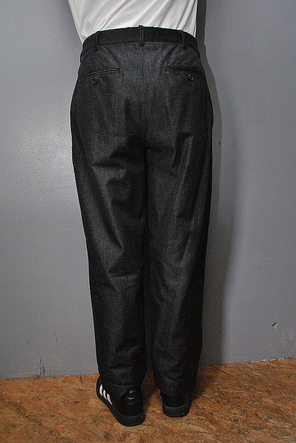 【関税込み】Black Comme des Garcons トラウザーズ Comme des Garçons Hommeのブラック ドローストリング
