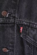 90s LEVI'S 70507-4159 BLACK DENIM JACKET