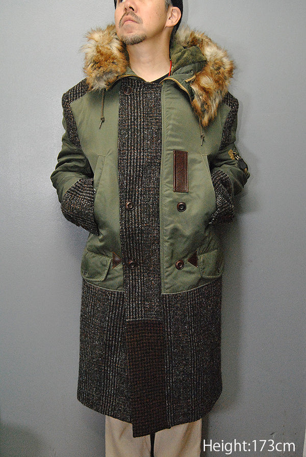 JUNYA WATANABE COMME des GARCONS MAN N-3B DOCKING COAT