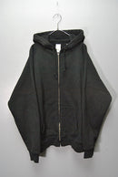 COMOLI コットン吊裏毛ジップパーカ