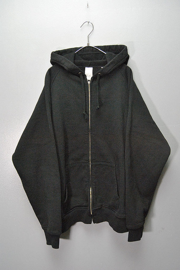 COMOLI コットン吊裏毛ジップパーカ