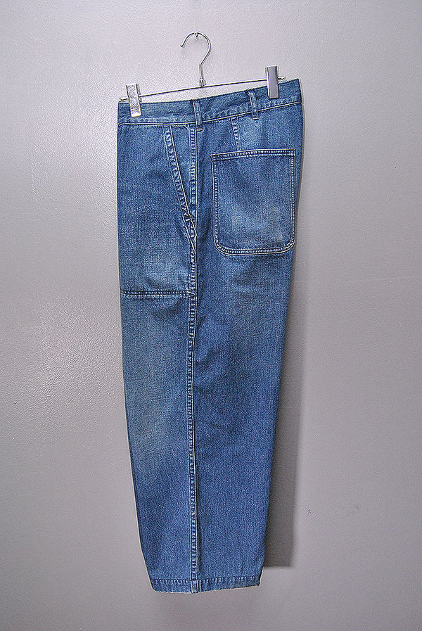A.PRESSE US Navy Denim Baker Pants