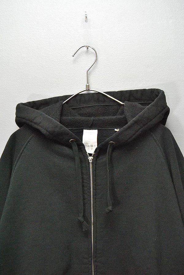 COMOLI コットン吊裏毛ジップパーカ