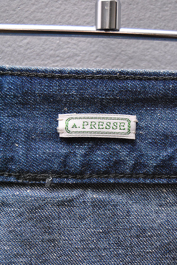 A.PRESSE US Navy Denim Baker Pants