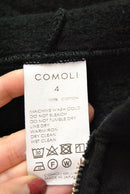 COMOLI コットン吊裏毛ジップパーカ