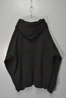 COMOLI コットン吊裏毛ジップパーカ