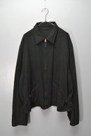 COMOLI シルクネップ ジップショートジャケット