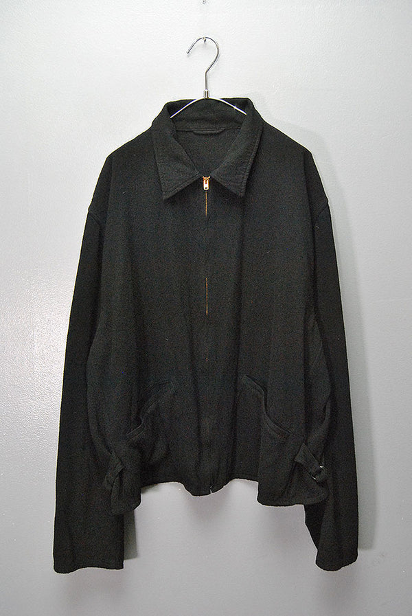 美品 COMOLI コモリ シルクネップジップショートジャケット 2 ブラック COMOLI / コモリ | シルクネップ ジップショートジャケット - Black