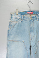 Supreme Double Knee Painter Pant - Washed Blue