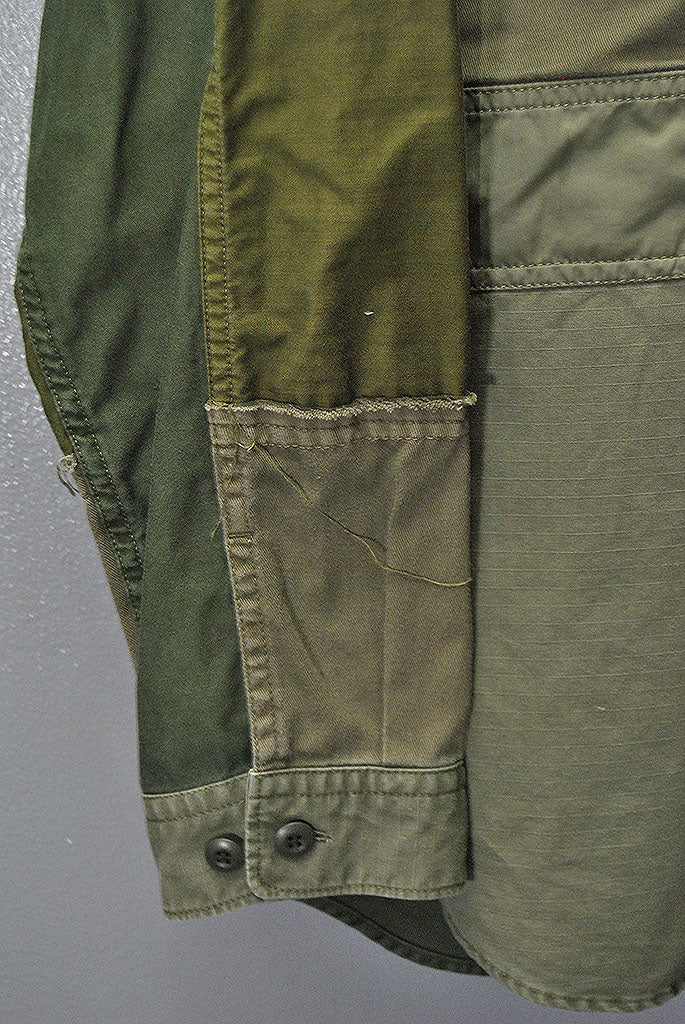 COMME des GARCONS HOMME ミリタリー パッチワークシャツ