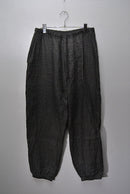 COMOLI リネンドローストリングパンツ