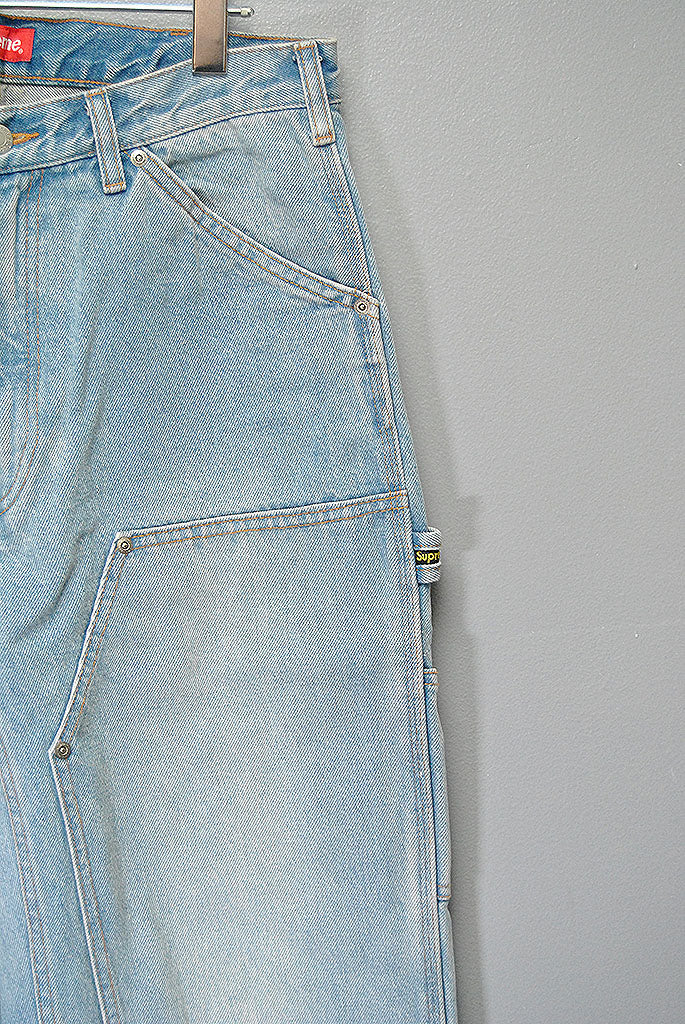 Supreme Double Knee Painter Pant - Washed Blue