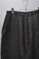 COMOLI リネンドローストリングパンツ