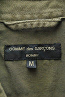 COMME des GARCONS HOMME ミリタリー パッチワークシャツ