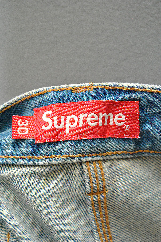 Supreme Double Knee Painter Pant - Washed Blue