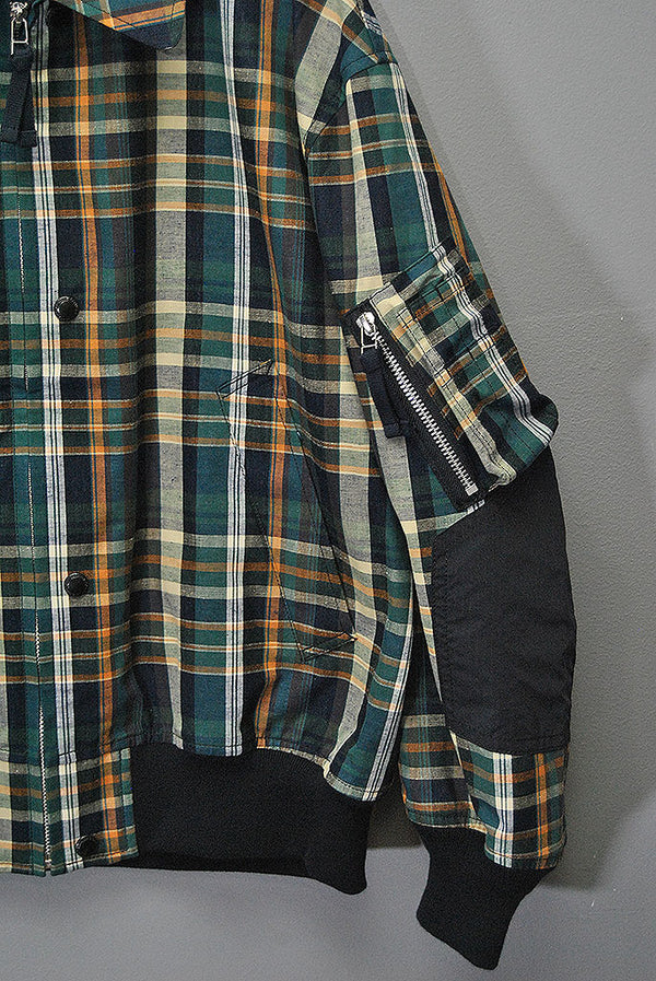 COMME des GARCONS HOMME コットンリネン 3レイヤーブルゾン