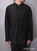 COMOLI コットンサテン スタンドカラージャケット