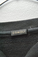 COMOLI コットン裏毛 クルーネック