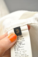 KAPITAL ガーゼリネンヘリンボン スタンドペニーシャツ