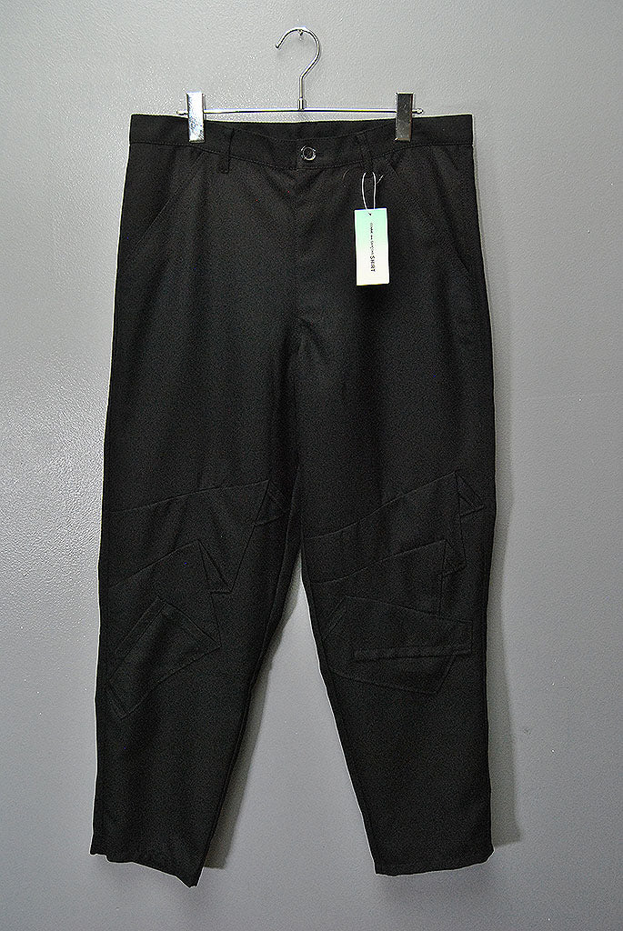 COMME des GARCONS SHIRT ポリウール パッチパンツ