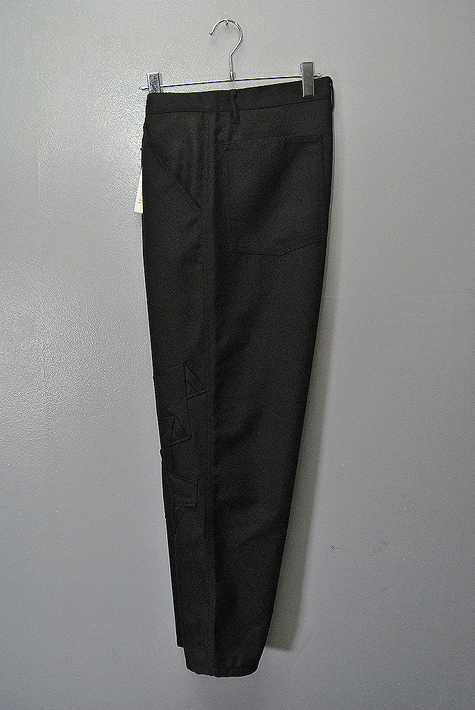 COMME des GARCONS SHIRT ポリウール パッチパンツ