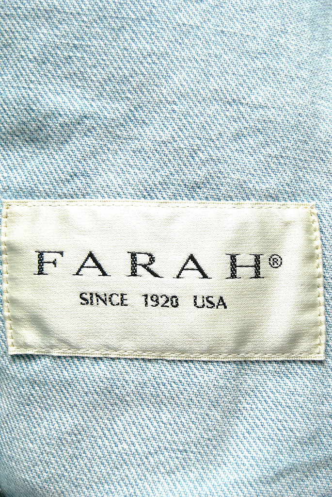is-ness×FARAH TRUCKER FLARED TROUSERS