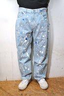 JUNYA WATANABE COMME des GARCONS ペンキ加工サルエルデニムパンツ