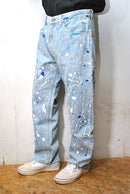 JUNYA WATANABE COMME des GARCONS ペンキ加工サルエルデニムパンツ