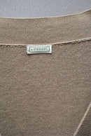 A.PRESSE Cotton Knit Cardigan