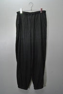 COMOLI シルクネル ドローストリングパンツ