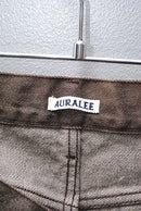 AURALEE HARD TWIST DENIM 5P PANTS