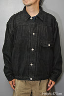FULL COUNT 2107BKSS Type 1 Black Denim Jacket