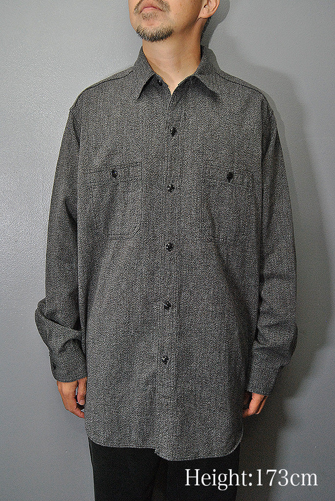 HERILL  Blackchambray Workshirt