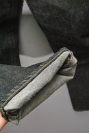 A.PRESSE Black Washed Denim Pants