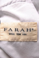 FARAH Two-tuck Wide Tapered Pants