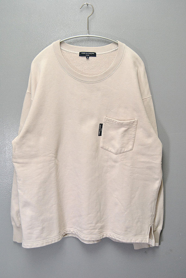 COMME des GARCONS HOMME クルーネックポケットスウェット