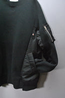 sacai Sponge Sweat x MA-1 Pullover