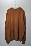 AURALEE UNEVEN WOOL CORD KNIT P/O