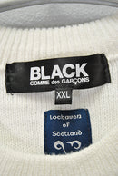 BLACK COMME des GARCONS サイドスリットニット