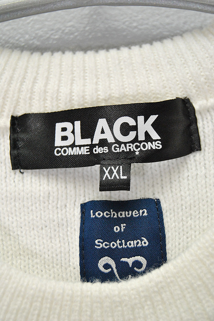 BLACK COMME des GARCONS サイドスリットニット