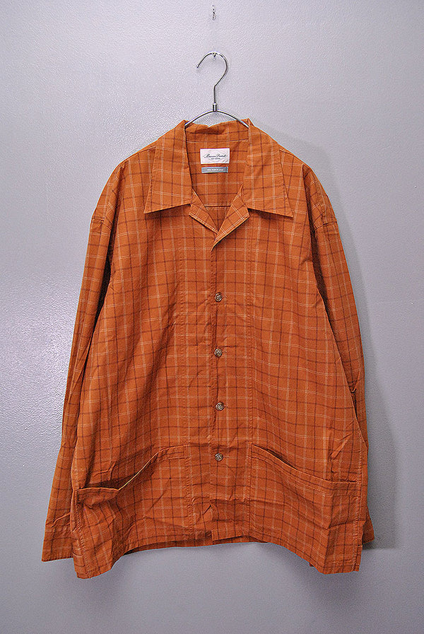 ジャケット・アウター Marvine Pontiak Shirt Makers DRIZZLER SH Marvine Pontiak shirt makers”Drizzler SH GRAY/YELLOW