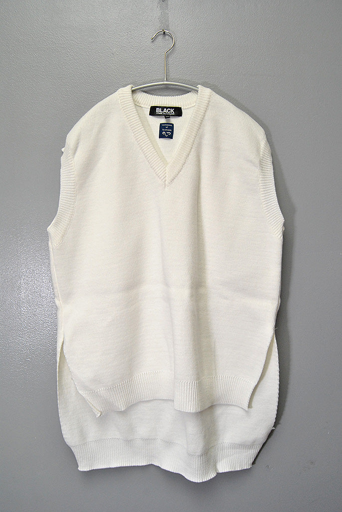 BLACK COMME des GARCONS サイドスリットニットベスト