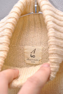 ANATOMICA 2PLY SHETLAND WOOL SWEATER ROLL NECK