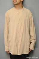 COMOLI S/C ドットスタンドカラージャケット