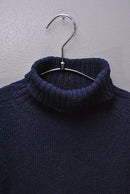 ANATOMICA 2PLY SHETLAND WOOL SWEATER ROLL NECK
