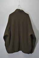 stein FLEECE x BACKSIDE GABARDINE REVERSIBLE JACKET